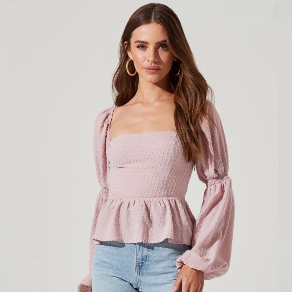 ASTR square neck blouse